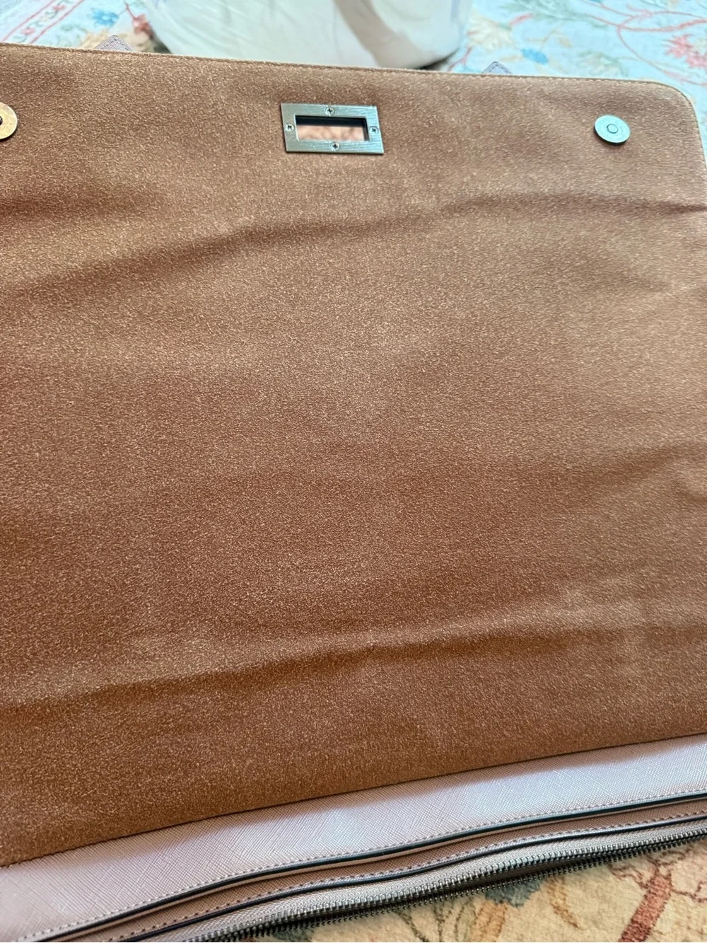 EaseGave Laptop Tote Briefcase Work Bag Blush Pink Excellent Condition
